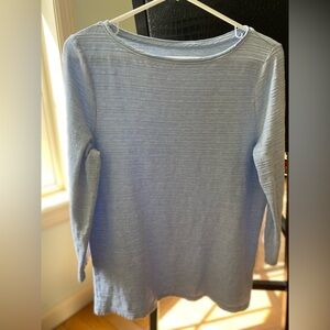 EUC Talbots The Talbots Tee in Soft Blue